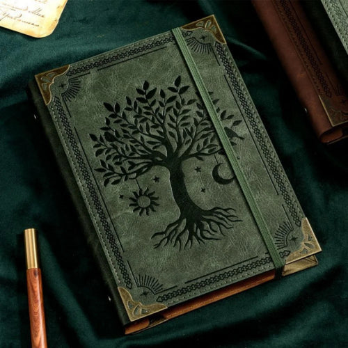 Handmade Leather Tree of Life Journal