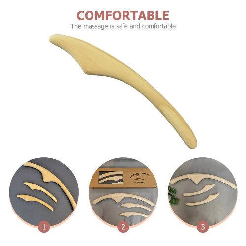 Eleve Wellness Wooden Face & Body Massage Wand