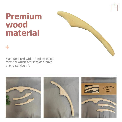 Eleve Wellness Wooden Face & Body Massage Wand