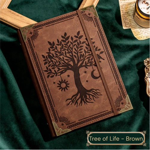 Handmade Leather Tree of Life Journal